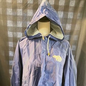 Vintage Blue Uniroyal  Protective Clothing Raincoat Size Large